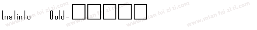 Instinto Bold字体转换